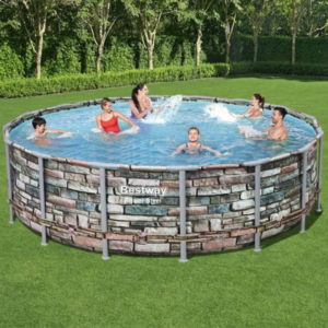 Bestway Power Steel Round above Ground Pool – 488x122cm – No:56966