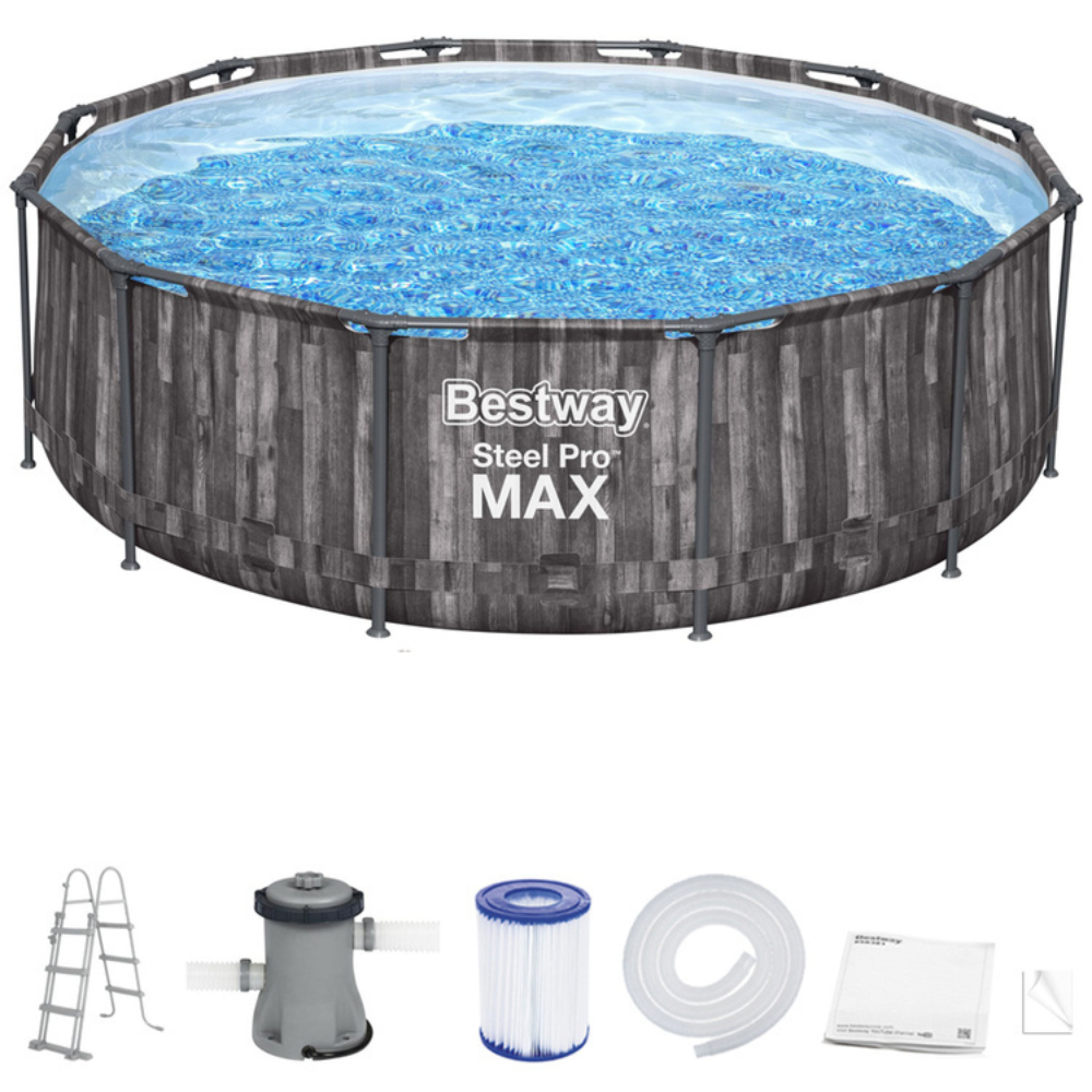 1 - Bestway Steel Pro Max Pool Set 3.66x1.00 cm No: 5614X
