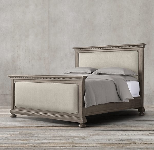 ST. JAMES PANEL FABRIC BED WITH FOOTBOARD