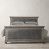 ST. JAMES PANEL LEATHER BED WITH FOOTBOARD