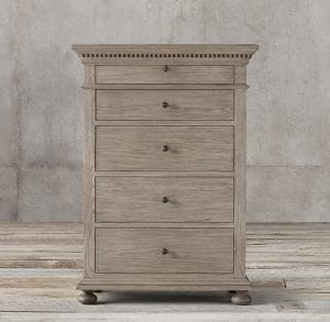 ST. JAMES 5-DRAWER NARROW DRESSER