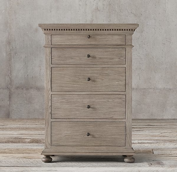 ST. JAMES 5-DRAWER NARROW DRESSER