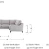 Riona corner sofa