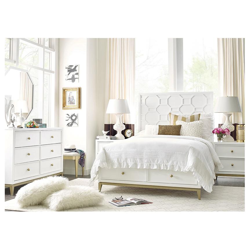 LIFESTYLE FULL BED UPTOWN WHITE EL DORADO FURNITURE LEGA 74 011 MEDIUM 1 - Uptown Bedroom