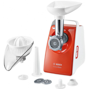 BOSCH Meat mincer, CompactPower, 500 W, White MFW3630I