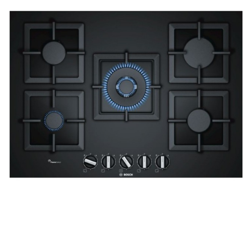 Untitled design 48 - Bosch Serie | 6 Gas hob 75 cm Tempered glass - Black - PPQ7A6B20