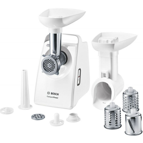 Untitled design 99 - BOSCH Meat mincer, CompactPower, 500 W, White MFW3540W