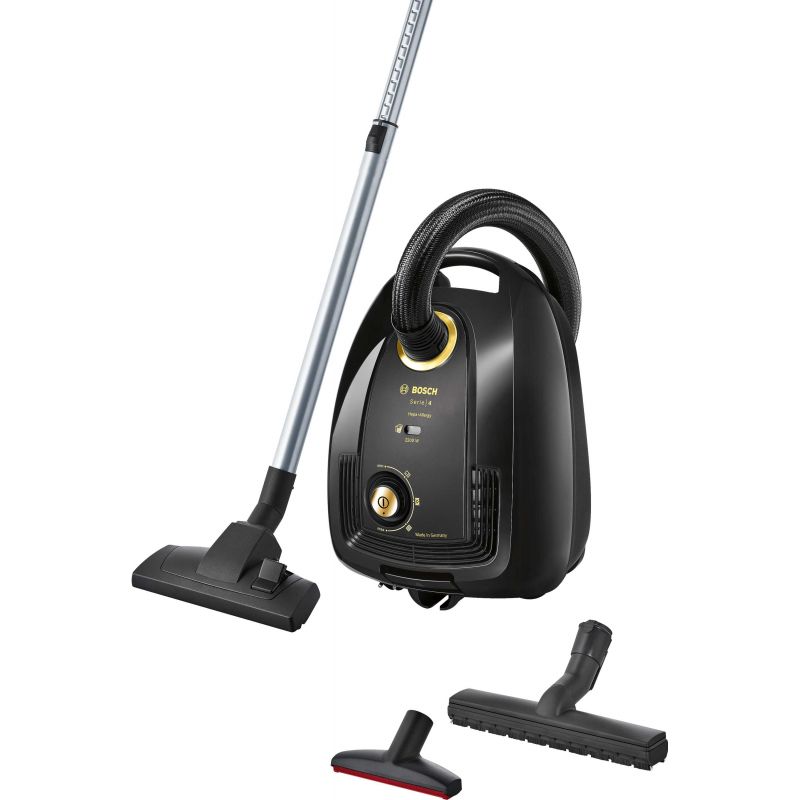 bosch vacuum cleaner 2200 watt bagged gold bgls48gold 1 - BOSCH Bagged vacuum cleaner, 2200W, Black BGLS48GOLD