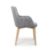 Aiko Tweed Grey Dining Chair