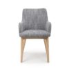 Aiko Tweed Grey Dining Chair