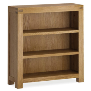 GokuOak Low Bookcase | Wax Finish | Fully Assembled