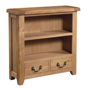 SukiWaxed Oak Low Bookcase | Fully Assembled