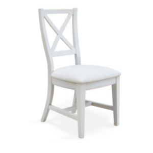 Zora Grey Cross Back Dining Chair