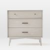 Mid-Century 3-Drawer Dresser – Pebble