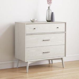 Mid-Century 3-Drawer Dresser – Pebble