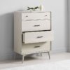 Mid-Century 4-Drawer Dresser – Pebble