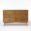 Mid-Century 6-Drawer Dresser – Acorn