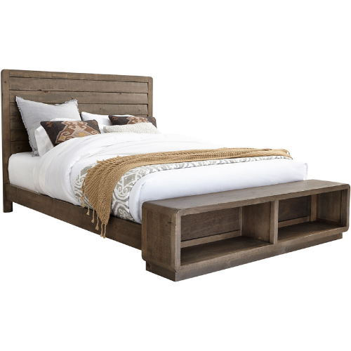 AvilaMocha Queen Bed - ÁvilaMocha Queen Bed