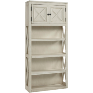 BurrianWhite Bookcase