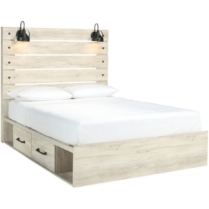 GranollersWhite Queen 2 Drawer Storage Bed