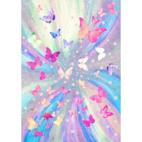 T0105 1 - BUTTERFLIES KIDS RUG T0105-1