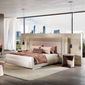 Frey Luxury Bed frame and headboard