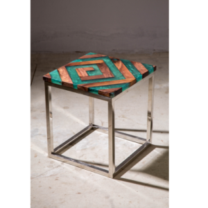 GeoResin side table