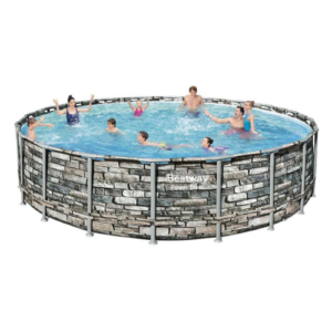 Bestway Power Steel Round Above Ground Pool Of Steel 610×132 Cm – No:56883