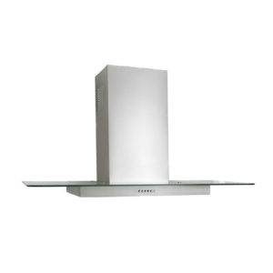 Elba Flat hood, 60 cm, Stainless steel with glass ECH 6364 GLX