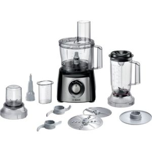 BOSCH Food processor MultiTalent 3 Plus 900 W Black, Brushed stainless steel MCM3PM386