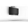 BOSCH Serie | 8 wall-mounted cooker hood 90 cm clear glass black printed DWF97RU60