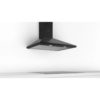 Bosch Serie | 2 wall-mounted cooker hood 90 cm Black DWP96BC60