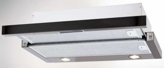 TCH 602 BX - Elba Built-in telescopic hood, 60 cm, stainless steel TCH 602 BX