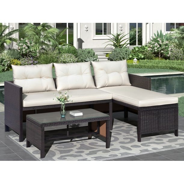 QOT11 1 - Outdoor Rattan set QOT011