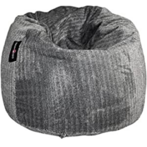 Giant Fur Beanbag 110 x 80 cm by Bean2Go – Grey