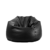 Giant Leather Beanbag 115 x 90 cm by bean2go