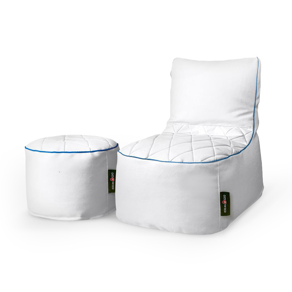 6223008411669 - PS Beanbag Set 90 x 90 cm by Bean2go - White