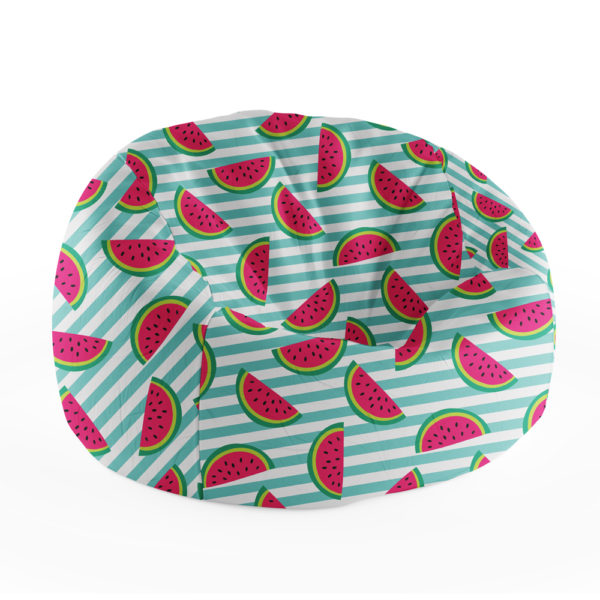 Grand Fabric Pattern 95x 75 cm Beanbag by Bean2go – WaterMelon