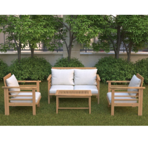 Outdoor Sofa set 4p – Sofa two seater + 2 chairs + center table