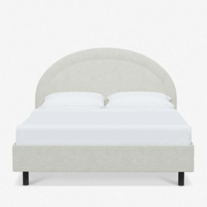 Alhad Bed -off-white Linen