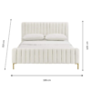 Organ off-white Bed