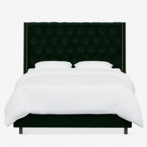 Ananda Bed – Emerald Velvet