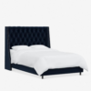 Ananda Bed – Navy Velvet