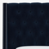 Ananda Bed – Navy Velvet