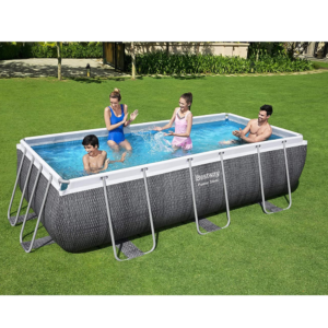 Bestway Power Steel Rectangular Pool Set 4.04m X 2.01 – No. 56721